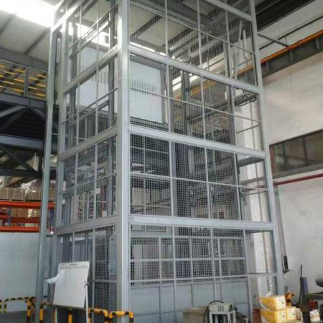 长葛导轨式升降平台货梯